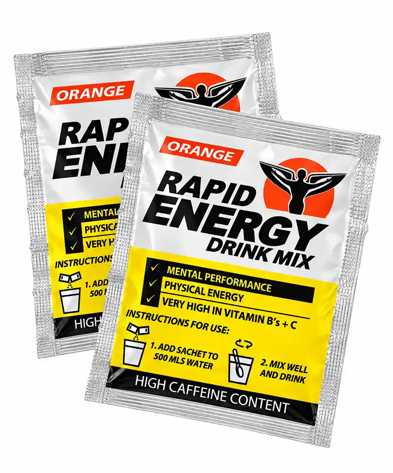 rapid Energy Drink Mix sachet 2 Rapid Energy Powders